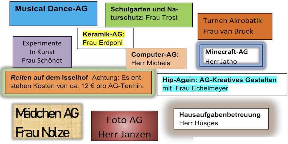 AG-Wahl zum Schuljahr 21/22