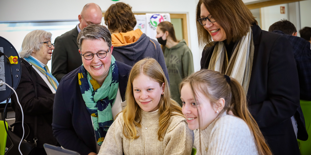 Eröffnung des neuen naturwissenschaftlich-technischen Traktes