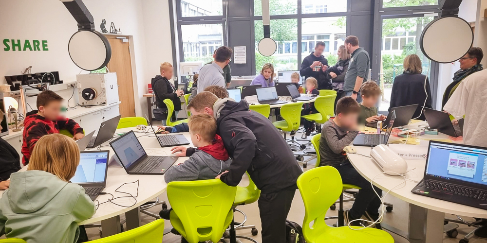 Erster Open Lab Abend im School FabLab – Making für Alle