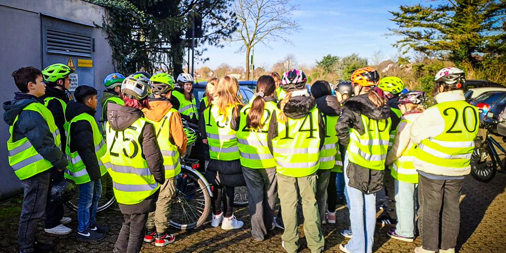 Radfahraufbaukurs der Jahrgangsstufe 5