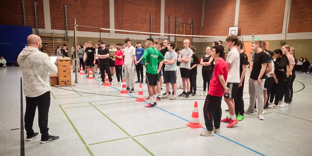 Volleyballturnier des 10. Jahrgangs